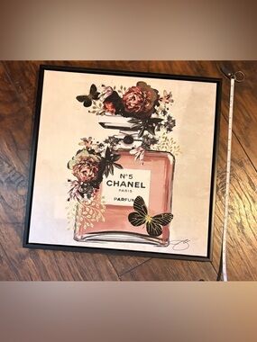CHANEL No. 5 Floral Art with Butterflies